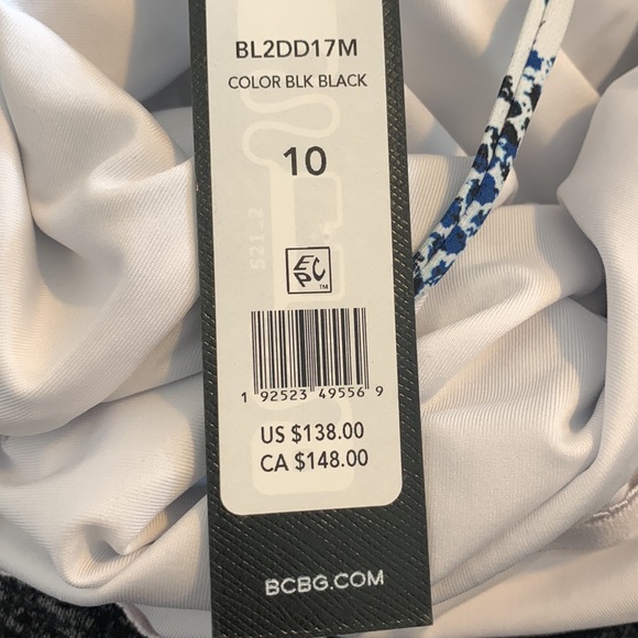 BCBG One Piece Snake Print Bathing Suit - Picture 7 of 11